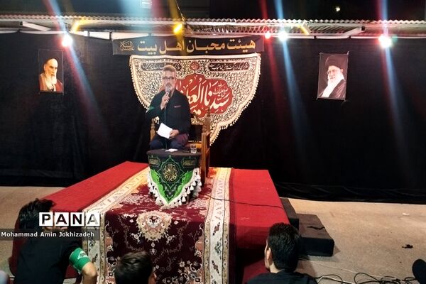 برگزاری مراسم عزاداری در دبیرستان شاهد‌ کوثر شهرستان رباط‌کریم