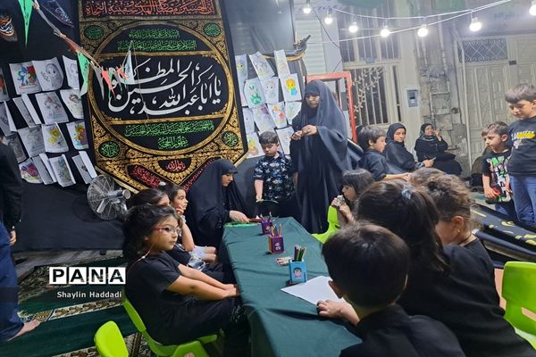 برگزاری مراسم عزاداری سیدالشهدا توسط کودکان حسینی