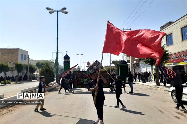 سوگواری ایام عزاداری حسین (ع) در قادرآباد فارس