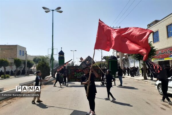 سوگواری ایام عزاداری حسین (ع) در قادرآباد فارس