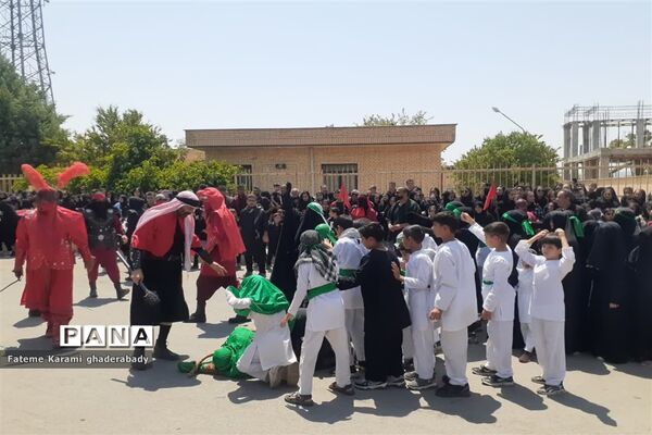 سوگواری ایام عزاداری حسین (ع) در قادرآباد فارس