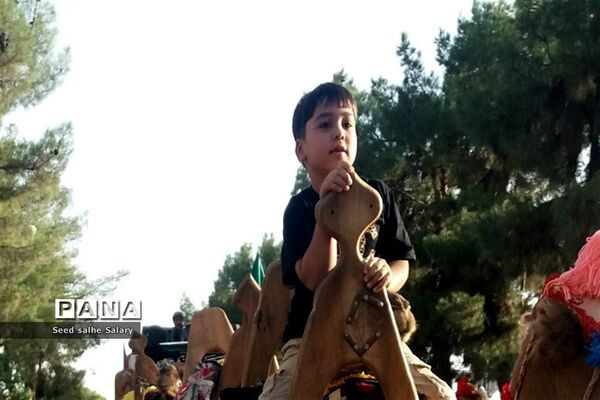 حرکت کاروان دسته بنی‌اسد روستای فدافن، کاشمر