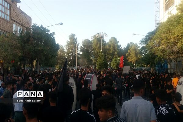 حرکت کاروان دسته بنی‌اسد روستای فدافن، کاشمر