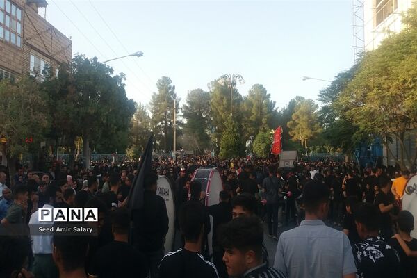 حرکت کاروان دسته بنی‌اسد روستای فدافن، کاشمر