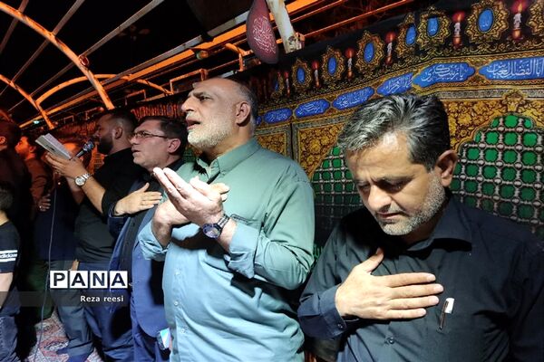مراسم رونمایی از سنگ مزار شهید مدافع امنیت محمد اسلامی