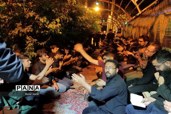 مراسم رونمایی از سنگ مزار شهید مدافع امنیت محمد اسلامی