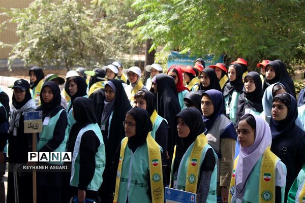 مراسم افتتاحیه اردوهای یاورمربیان شهرستان‌های استان تهران ویژه دانش‌آموزان دختر