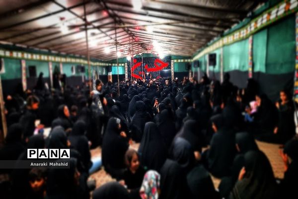 حضور نوزادان و خردسالان اردکانی در مراسم عزاداری محرم