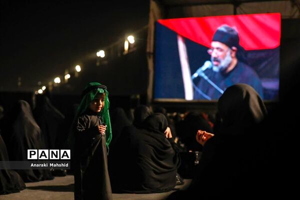 حضور نوزادان و خردسالان اردکانی در مراسم عزاداری محرم
