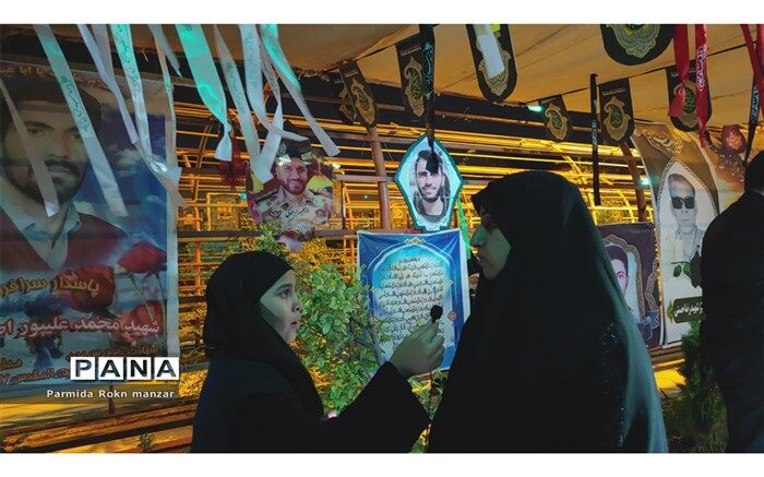 آیئن رونمایی از سنگ مزارشهید امنیت محمد اسلامی