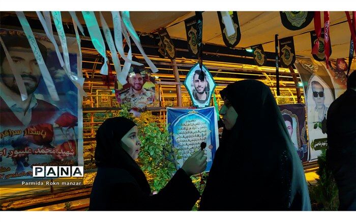 آیئن رونمایی از سنگ مزارشهید امنیت محمد اسلامی