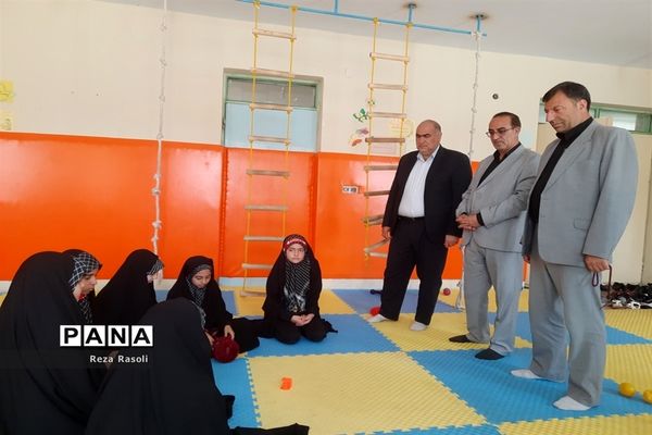 بازدید رئیس سازمان دانش‌آموزی آذربایجان غربی از روند اجرای طرح هفت‌سنگ در شاهین دژ