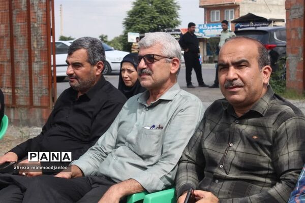 کلنگ زنی مدرسه ۶ کلاسه شهید زاهدی در گلوگاه