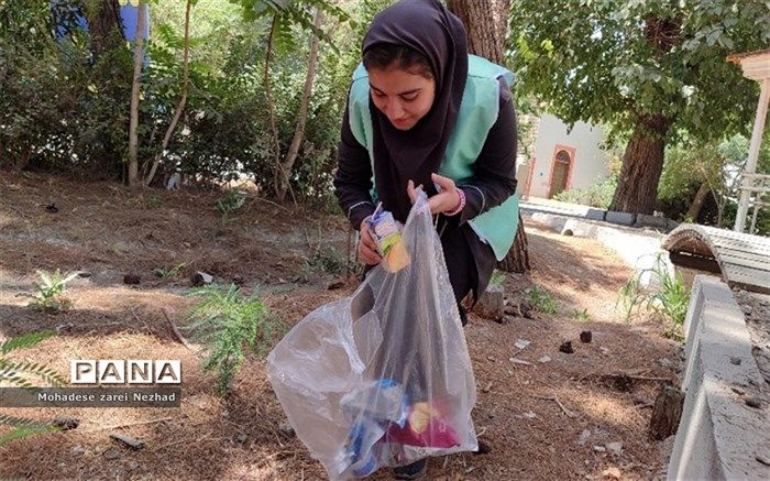 دختران یاورمربی پیشتاز شهرستان قرچک حامیان محیط زیست/فیلم