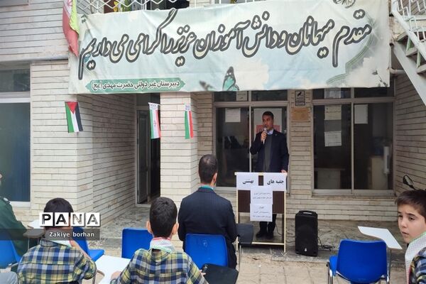 پویش چفیه‌های بهشتی در آموزشگاه مهدی(عج) شهرستان بجنورد