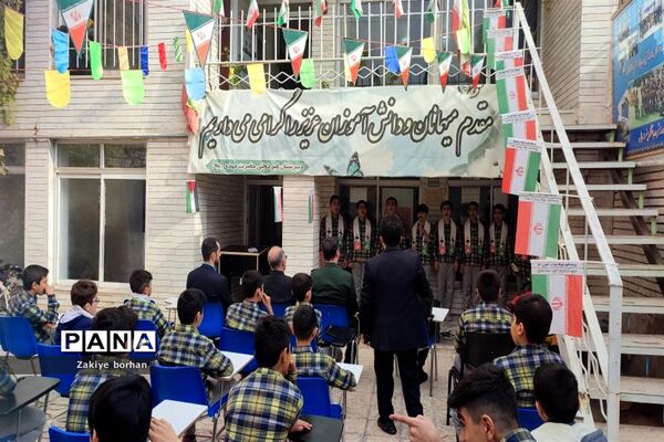 پویش چفیه‌های بهشتی در آموزشگاه مهدی(عج) شهرستان بجنورد