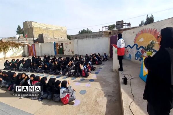 مانور پناه‌گیری و خروج اضطراری در شهرستان جاجرم