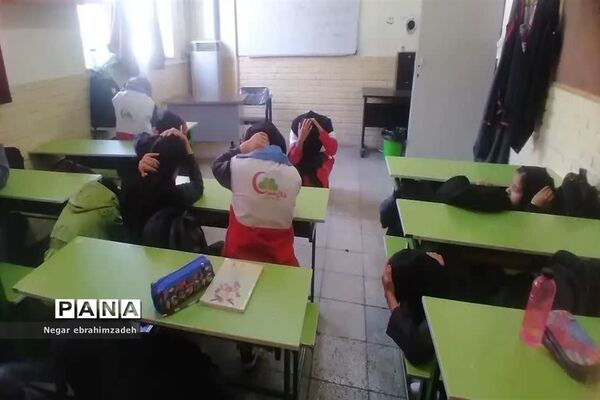 مانور پناه‌گیری و خروج اضطراری در شهرستان جاجرم