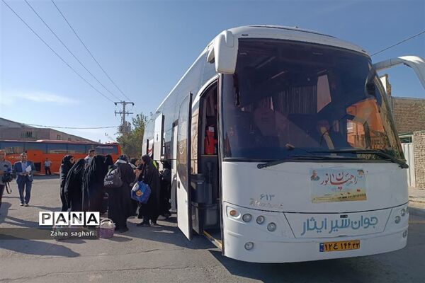 اعزام دانش‌آموزان دختر هرات و مروست به اردوی راهیان نور جنوب
