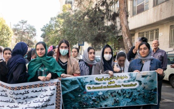 تجمع کلیمیان تهران در محکومیت جنایات و نسل‌کشی رژیم صهیونیستی