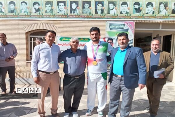 مراسم استقبال از ورزشکار مسابقات والیبال نشسته پارا آسیا مردان ایران