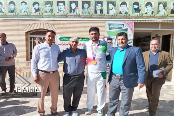 مراسم استقبال از ورزشکار مسابقات والیبال نشسته پارا آسیا مردان ایران