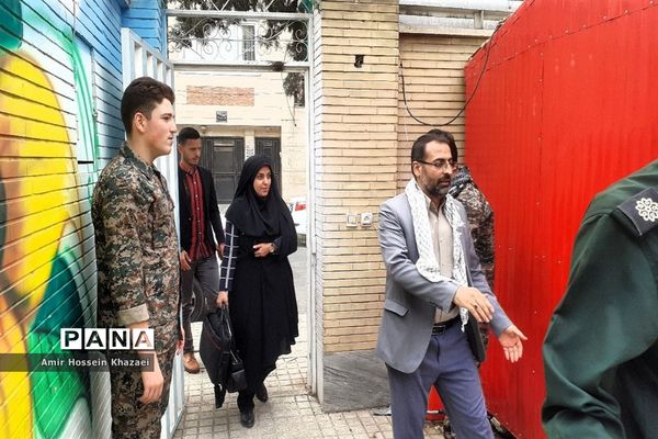 رویداد ملی چفیه‌های بهشتی در دبیرستان راه روشن ملارد