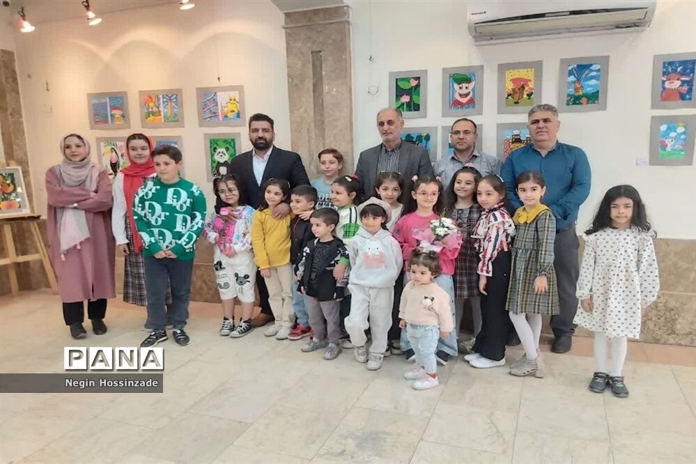 نمایشگاه نقاشان کوچک درشهرستان اسلامشهر