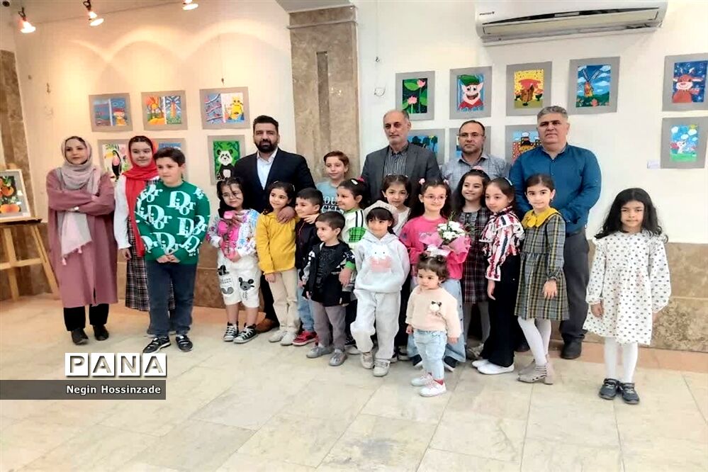 نمایشگاه نقاشان کوچک درشهرستان اسلامشهر