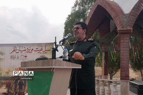 آیین گرامیداشت مراسم چهلم شهید گمنام دفاع مقدس در شهرستان فیروزکوه