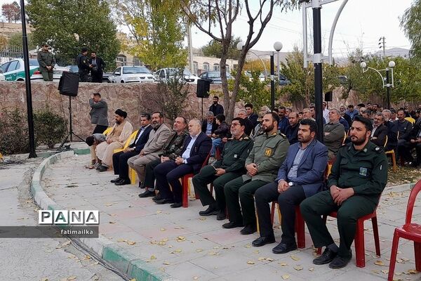 آیین گرامیداشت مراسم چهلم شهید گمنام دفاع مقدس در شهرستان فیروزکوه