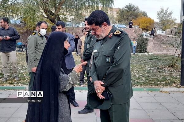 آیین گرامیداشت مراسم چهلم شهید گمنام دفاع مقدس در شهرستان فیروزکوه