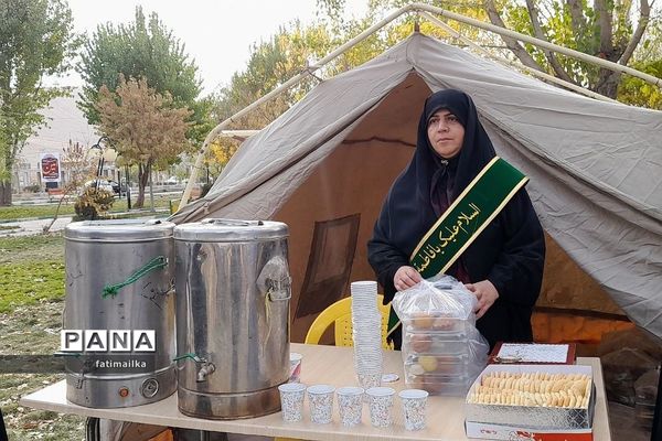 آیین گرامیداشت مراسم چهلم شهید گمنام دفاع مقدس در شهرستان فیروزکوه