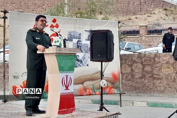 آیین گرامیداشت مراسم چهلم شهید گمنام دفاع مقدس در شهرستان فیروزکوه