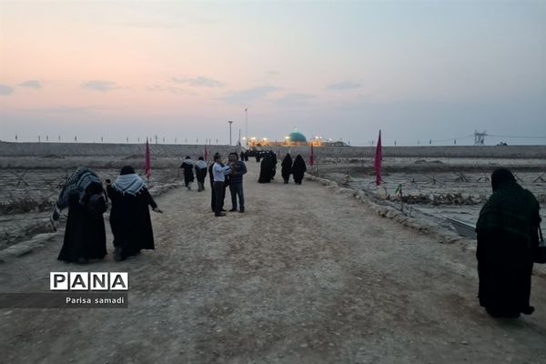 حال و هوای سفیران نور منطقه ۱۳ در راهیان نور جنوب