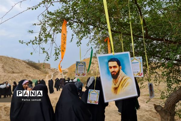 حال و هوای سفیران نور منطقه ۱۳ در راهیان نور جنوب