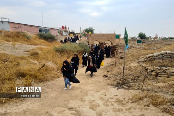 حال و هوای سفیران نور منطقه ۱۳ در راهیان نور جنوب