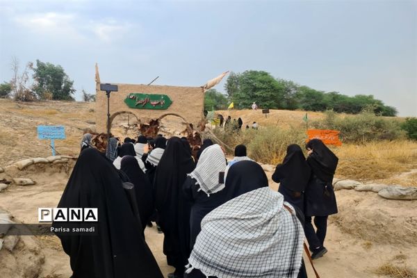 حال و هوای سفیران نور منطقه ۱۳ در راهیان نور جنوب