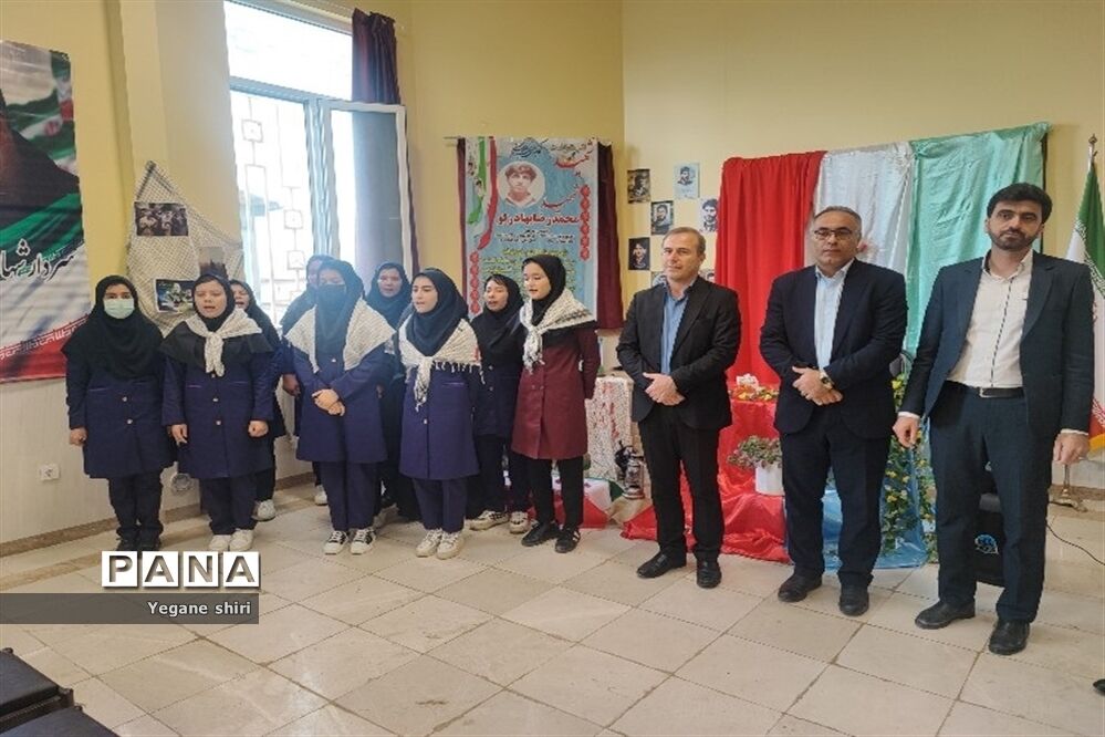 برگزاری  مراسم یادواره شهدا در دبیرستان دخترانه نسیبه