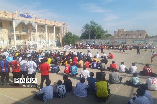 افتتاحیه  المپیاد درون مدرسه‌ای در دبیرستان آزادگان بهبهان