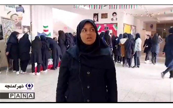 انتخابات شورای دانش‌آموزی با شعار پیشران تحقق ایران قوی در شهرستان برخوار/فیلم
