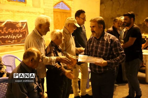 تجلیل از خادمین خامس آل عبا (ع) در اهرم