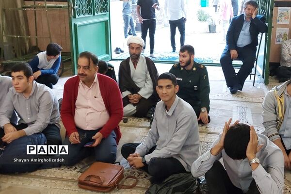 مراسم یادواره شهدای دانش‌آموز در شهرستان قرچک