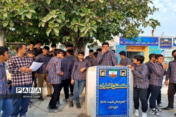 انتخابات شوراهای دانش‌آموزی در دبیرستان شهید مفتح پایگاه دریایی  بوشهر