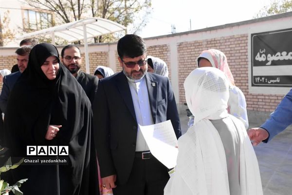 آیین افتتاح و بهره برداری از دبستان 12 کلاسه حضرت معصومه (س) منطقه‌ تبادکان
