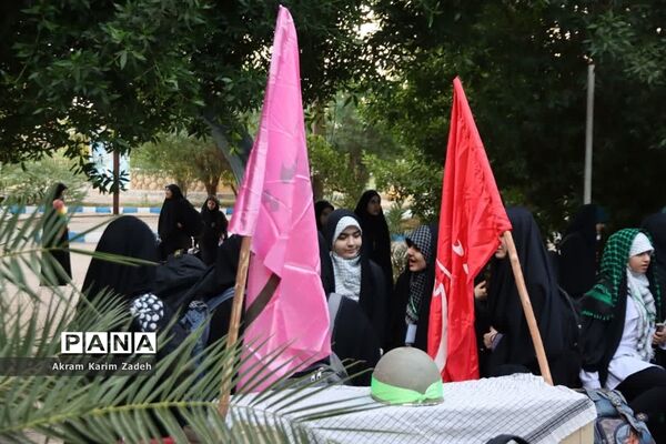 حضوردانش‌آموزان شهرستان اسلامشهر درسرزمین‌های ایثار و شهادت