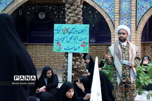 حضوردانش‌آموزان شهرستان اسلامشهر درسرزمین‌های ایثار و شهادت