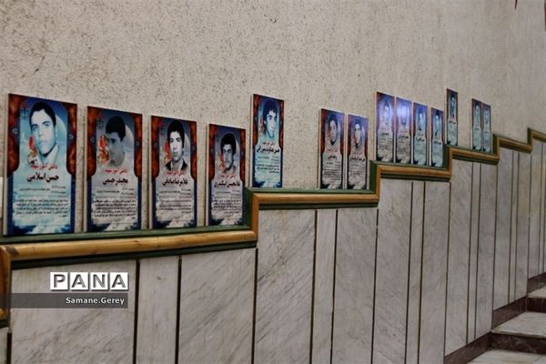 مراسم یادواره شهدای دانش‌آموز در کانون شهدای پاکدشت