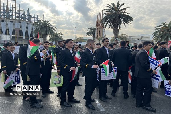 راهپیمایی ۱۳ آبان در گلستان