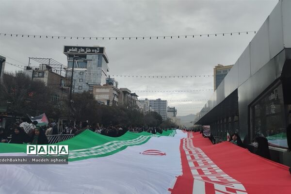 راهپیمایی۱۳ آبان از میدان بسیج تا حرم مطهر رضوی